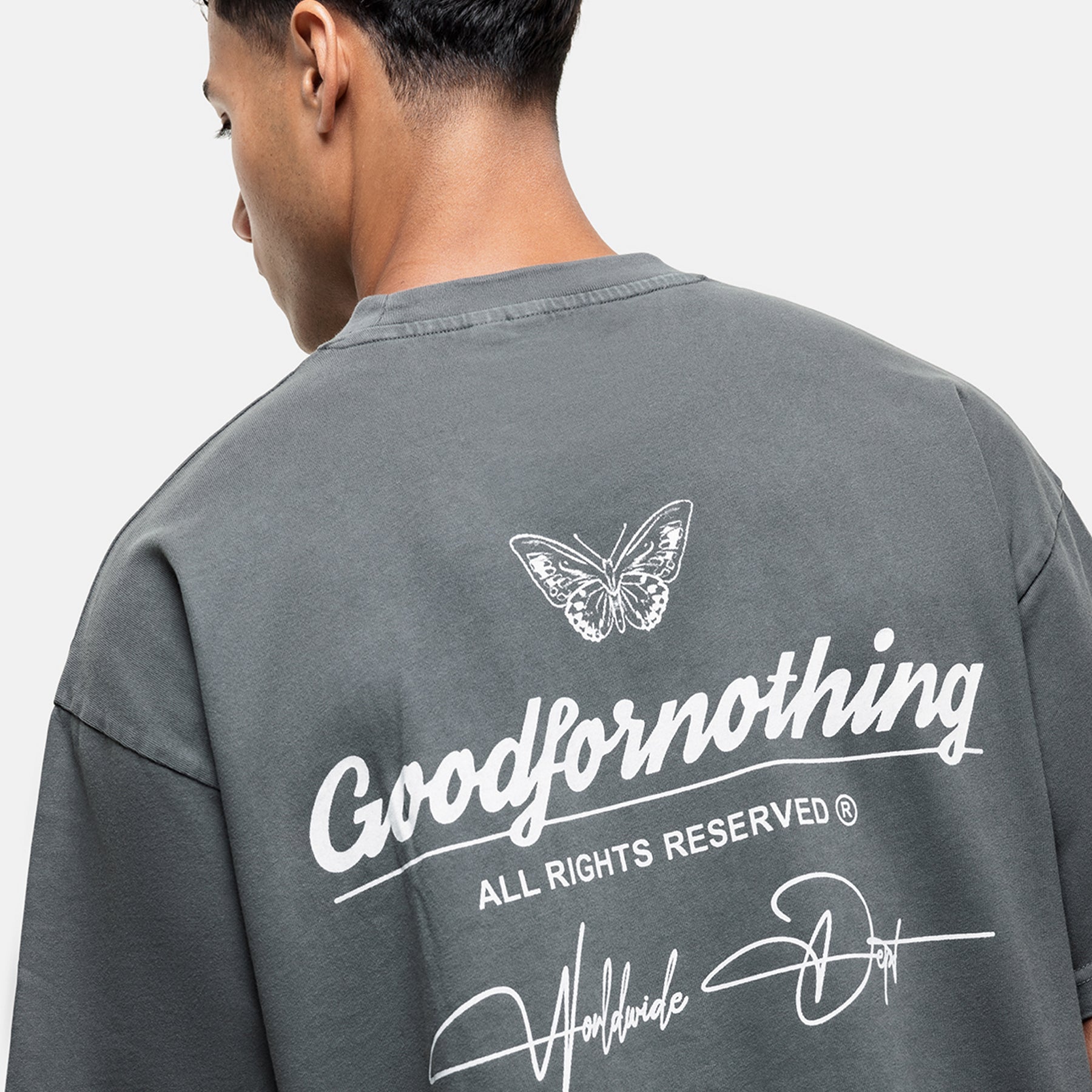 Cult Butterfly Grey T-shirt