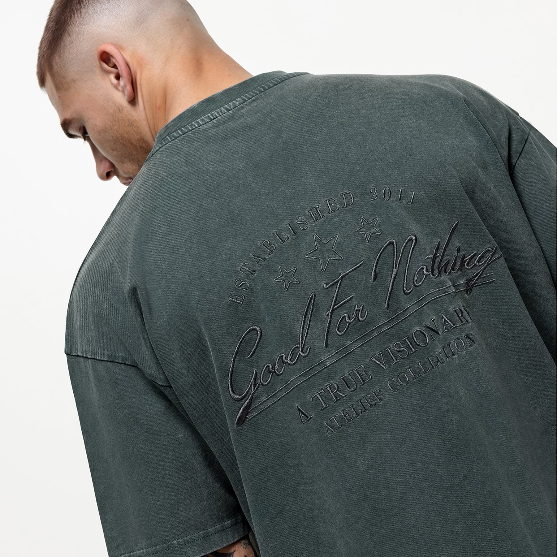 Visionary Washed Green T-shirt (Final Sale)