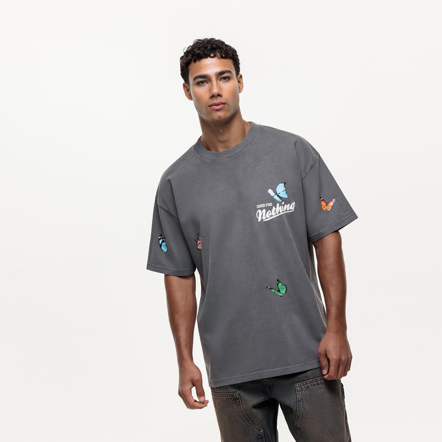 Flight Washed Grey T-shirt