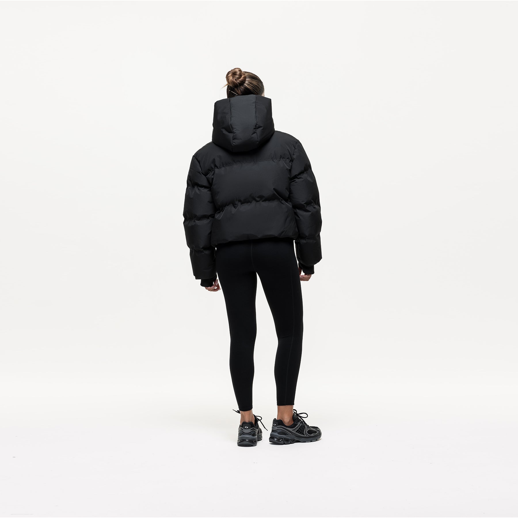 Arctic Black Technical Puffer Jacket