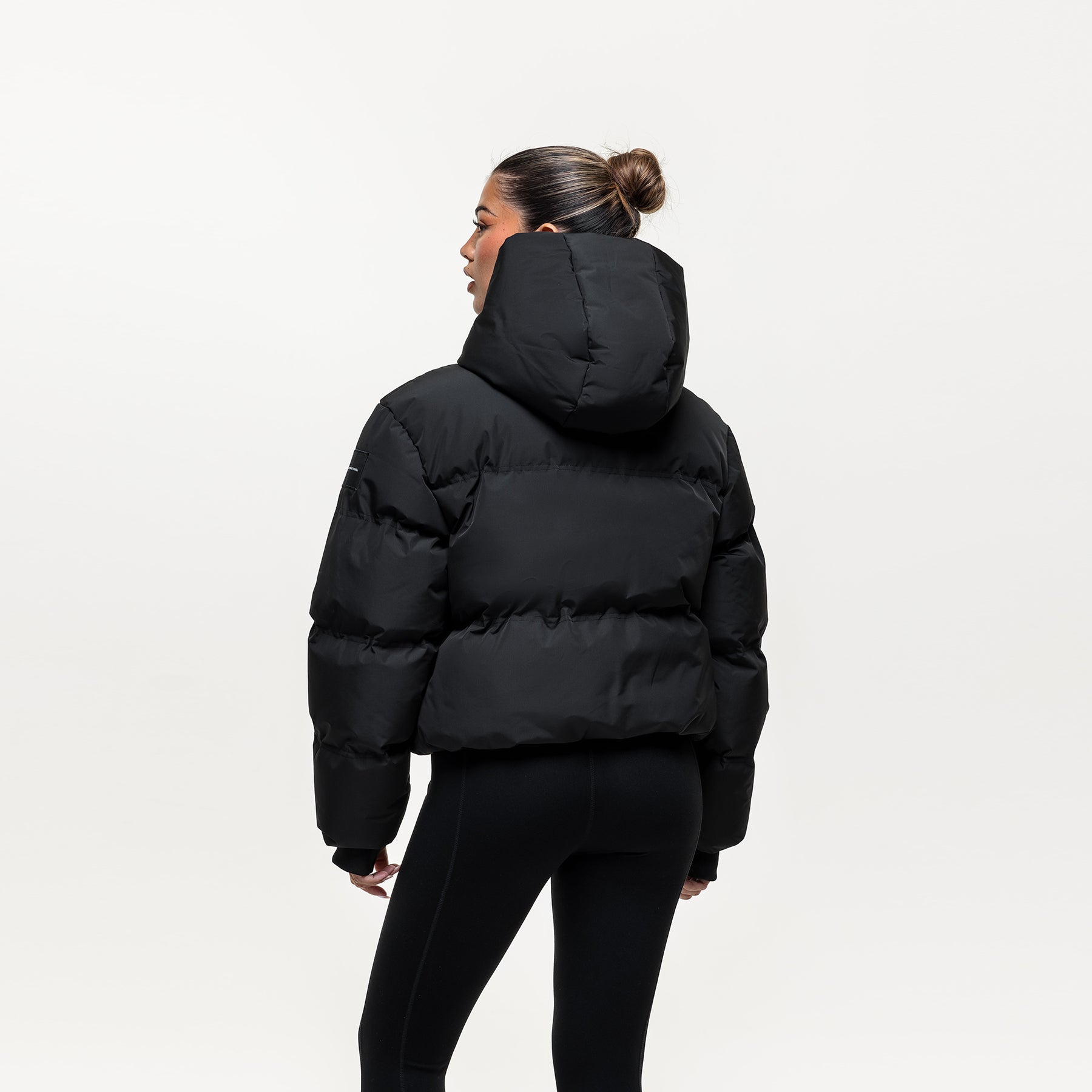 Arctic Black Technical Puffer Jacket