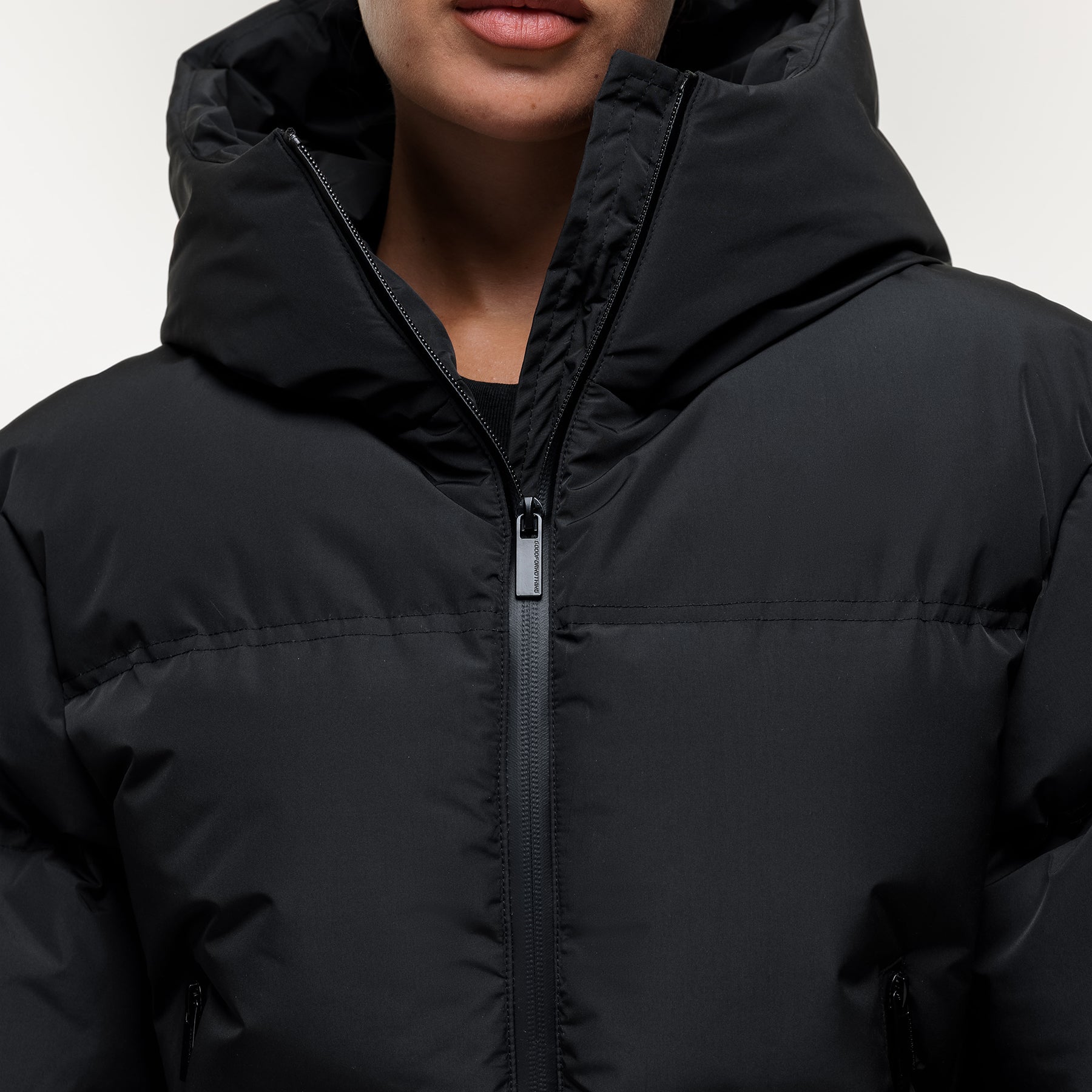 Arctic Black Technical Puffer Jacket