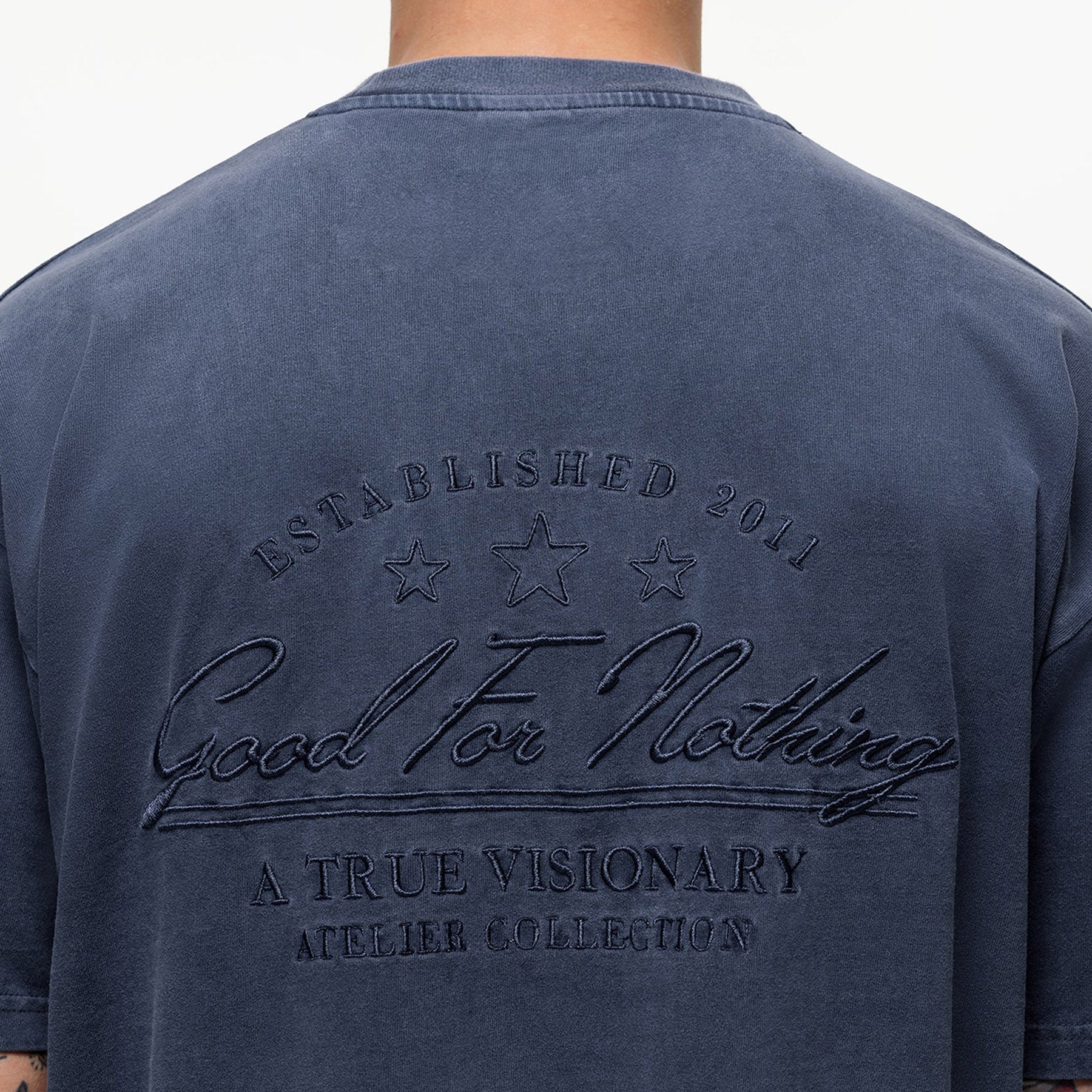 Visionary Washed Navy T-shirt (Final Sale)