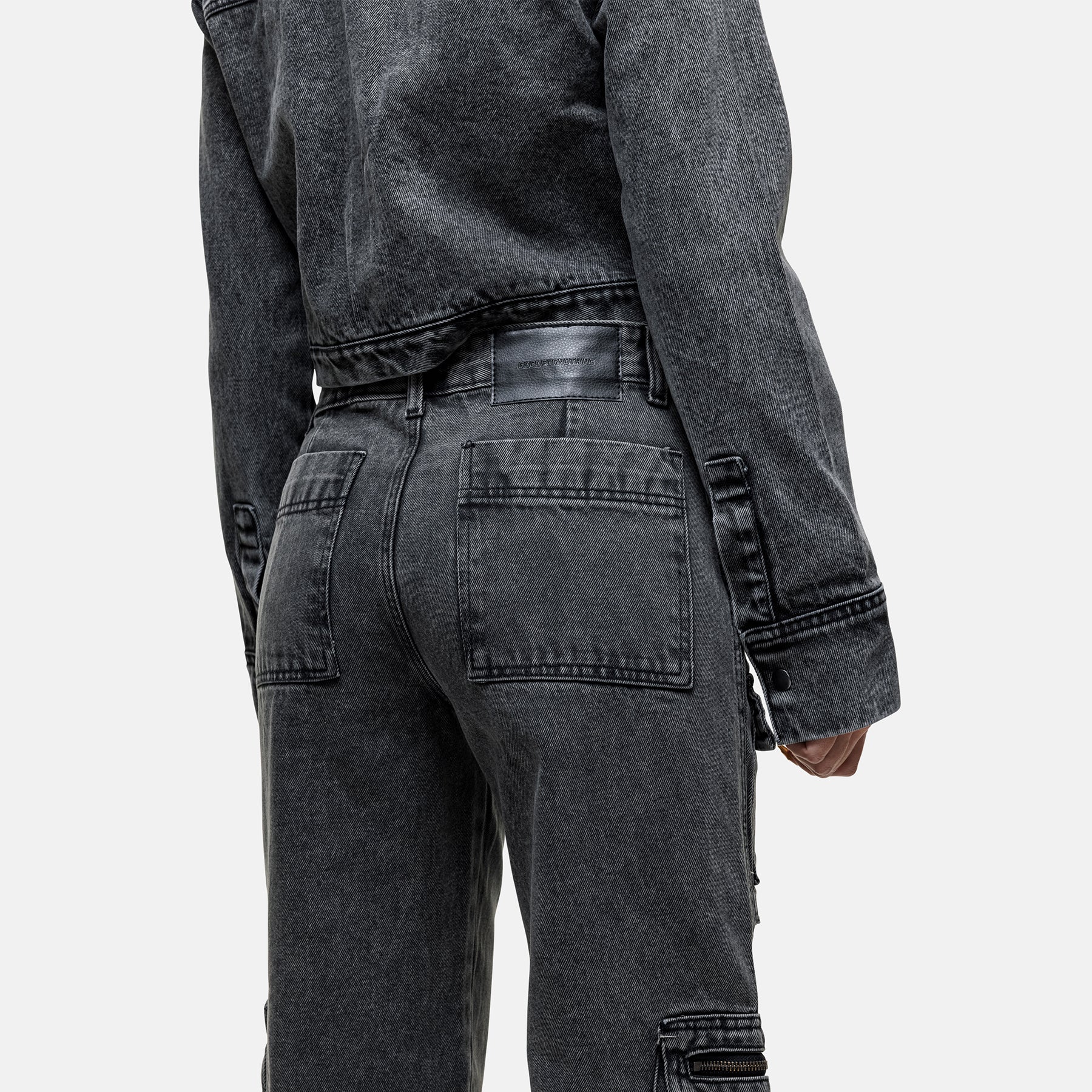 Industry Washed Grey Denim Jeans