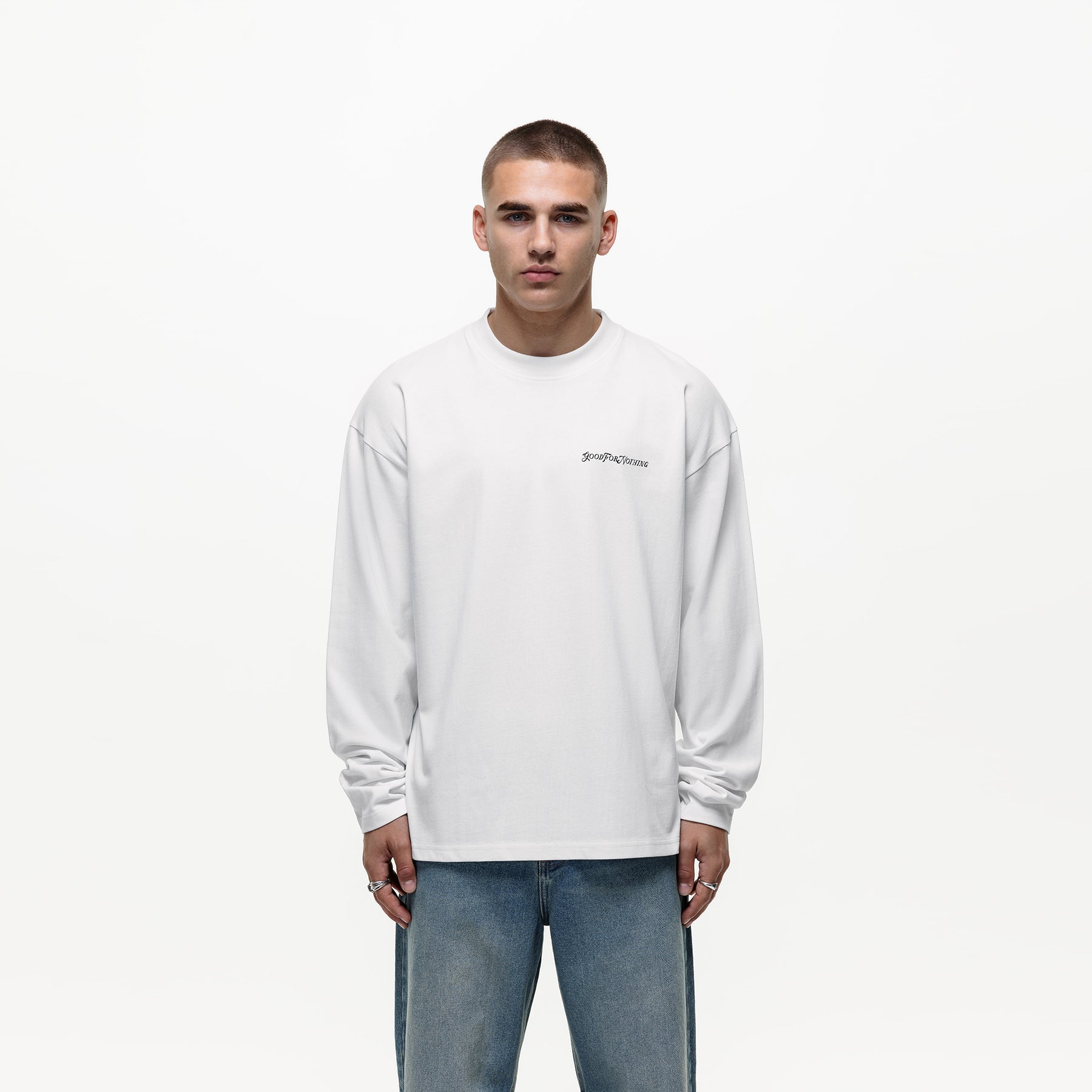 Vintage Off White Long Sleeve T-shirt