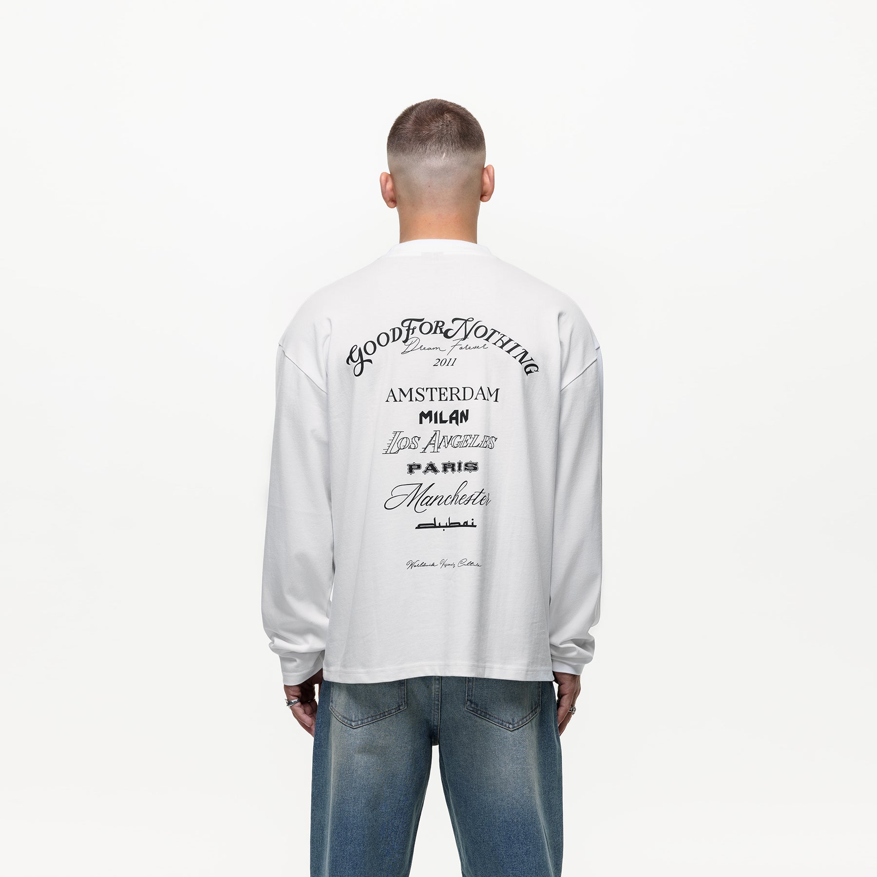 Destination White Long sleeve T-Shirt