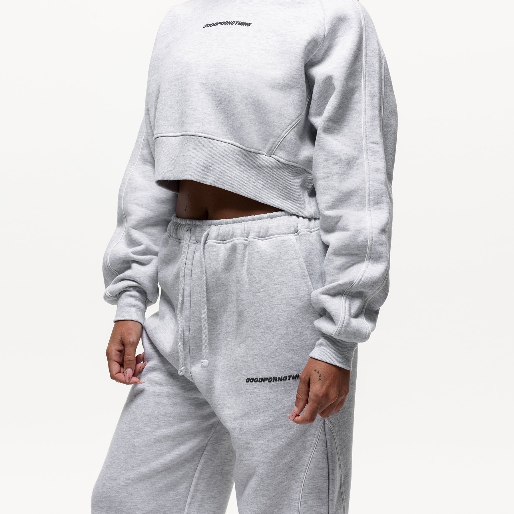 Outline Grey Marl Sweatpants (Final Sale)