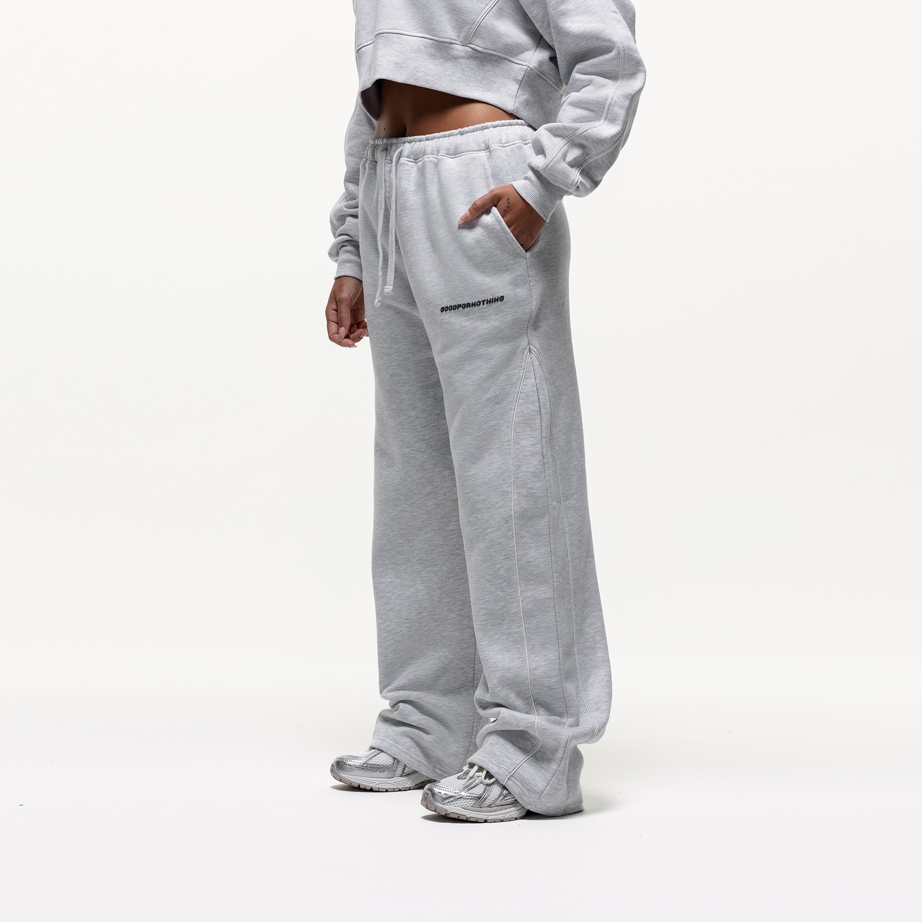 Outline Grey Marl Sweatpants