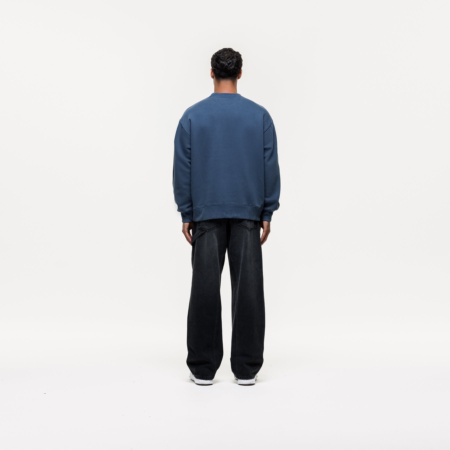 Atelier Navy Washed Sweatshirt