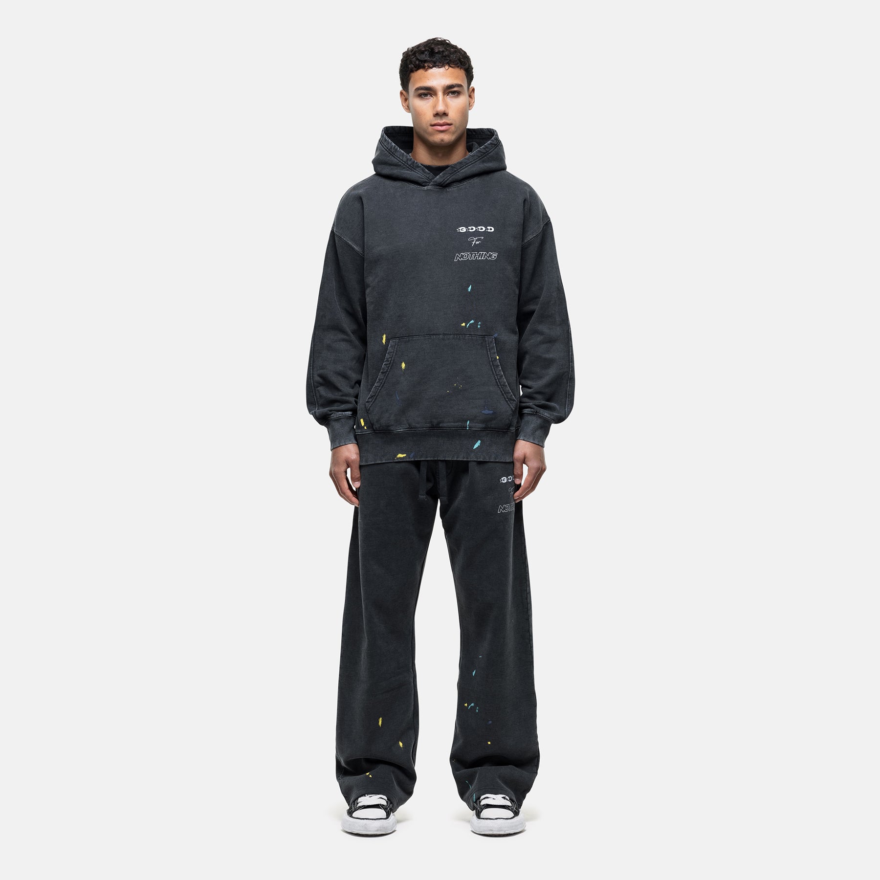 Nevada Washed Black Sweatpants