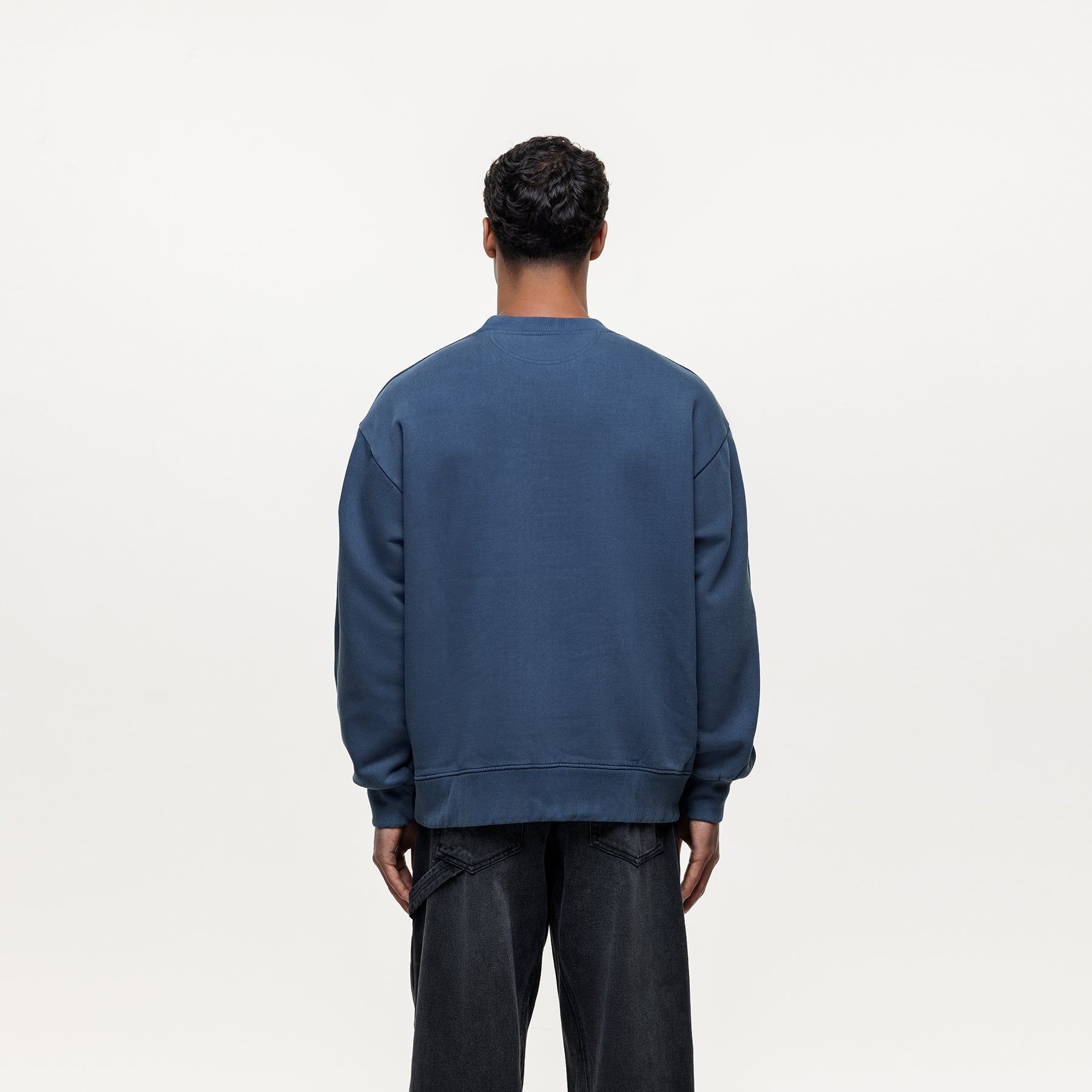 Atelier Navy Washed Sweatshirt