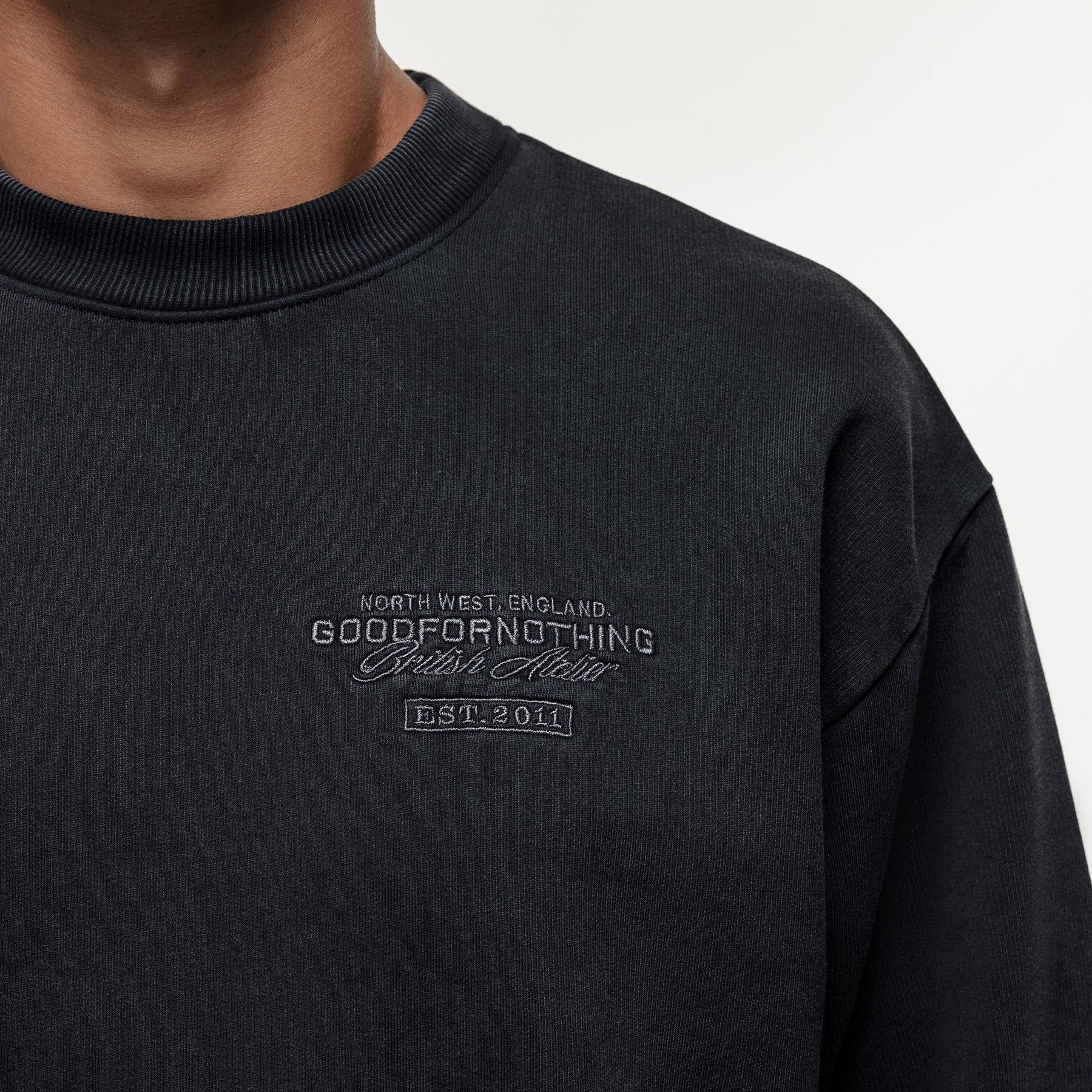 Atelier Black Washed Sweatshirt