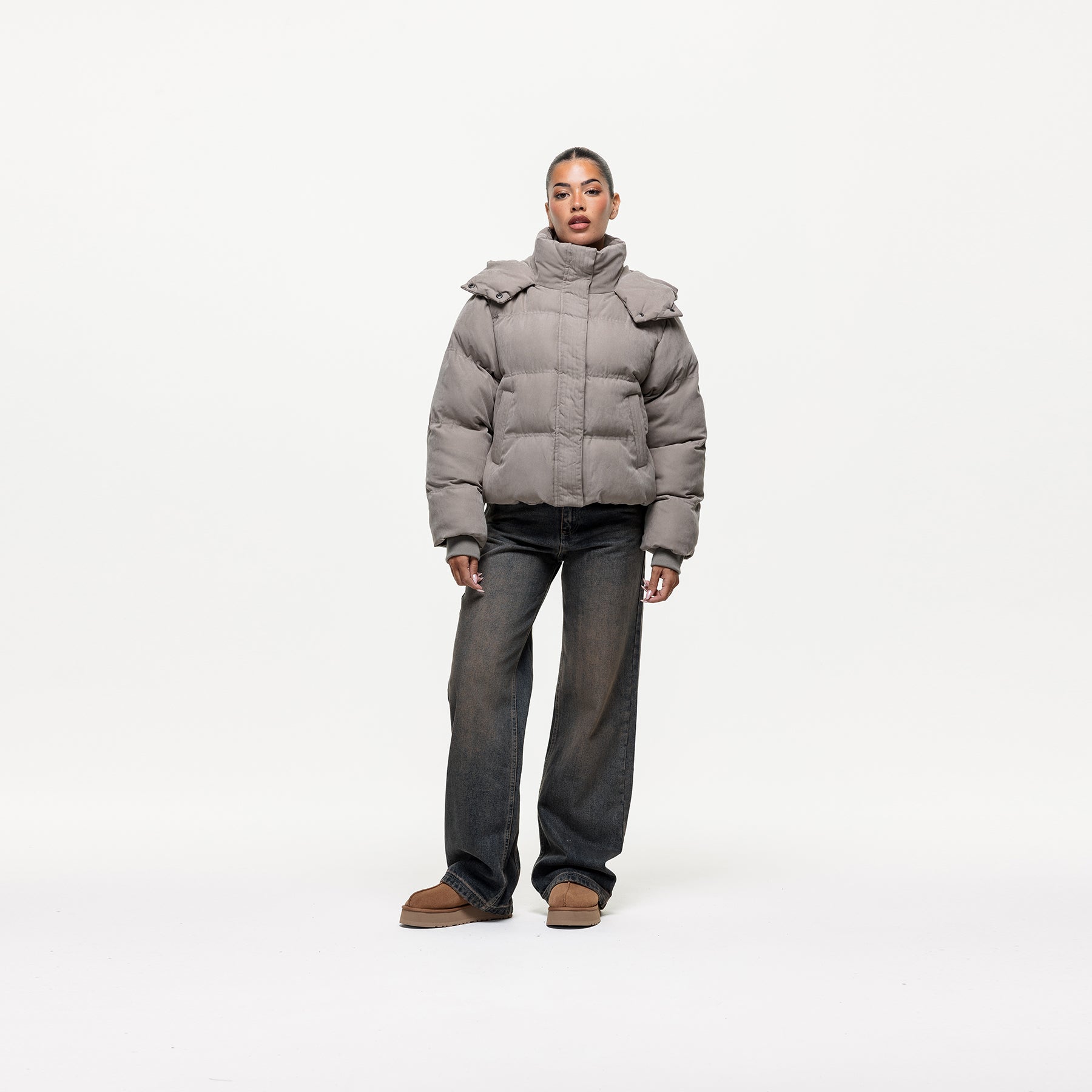 Adapt Stone Puffer Coat