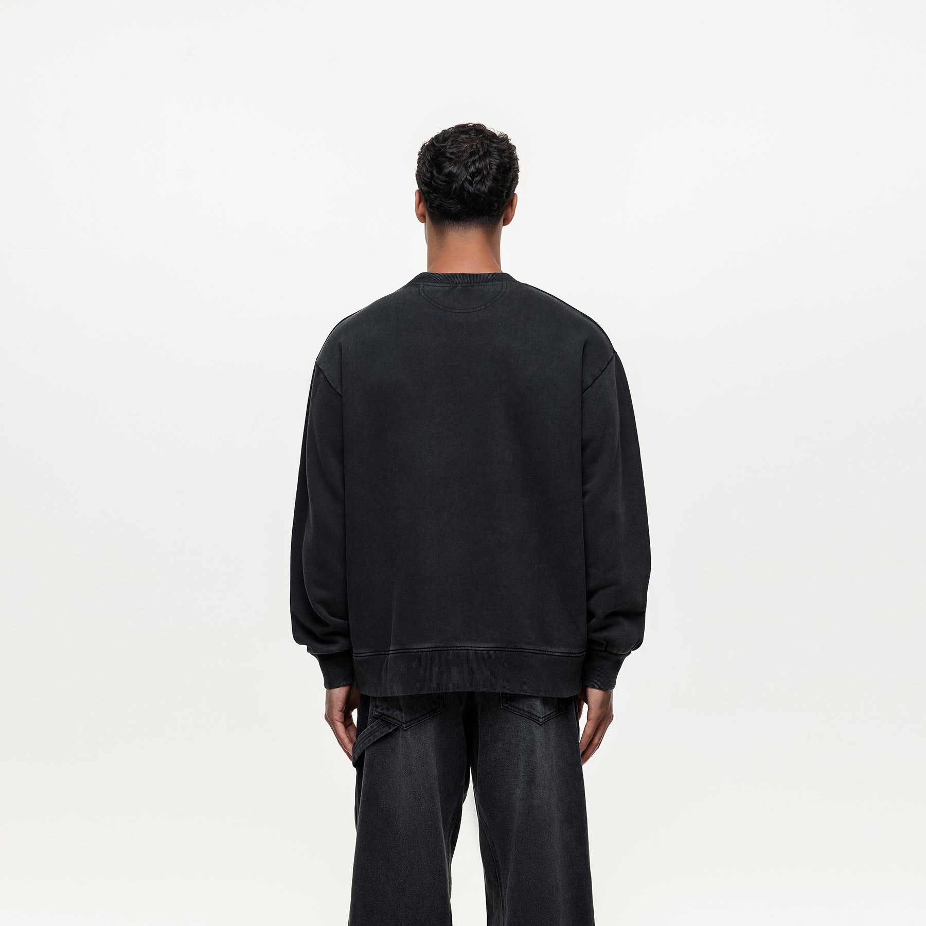 Atelier Black Washed Sweatshirt