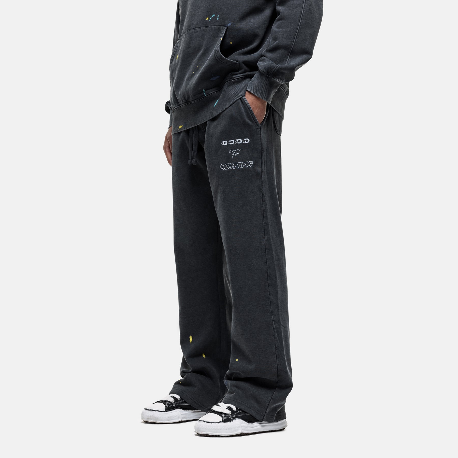 Nevada Washed Black Sweatpants