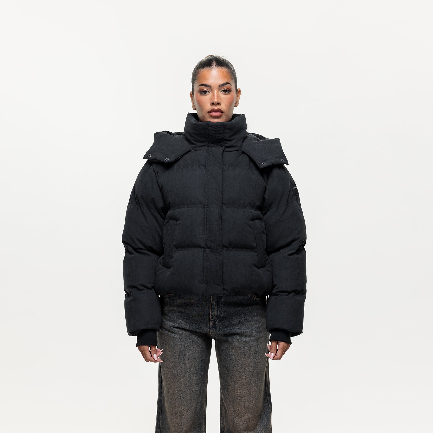 Adapt Black Puffer Coat