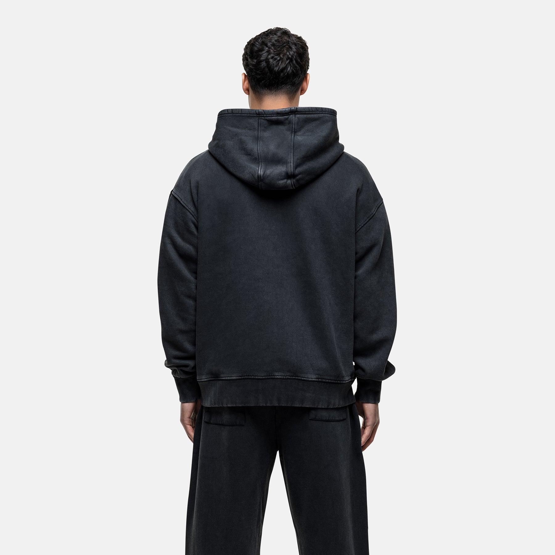 Atelier Washed Black Hoodie