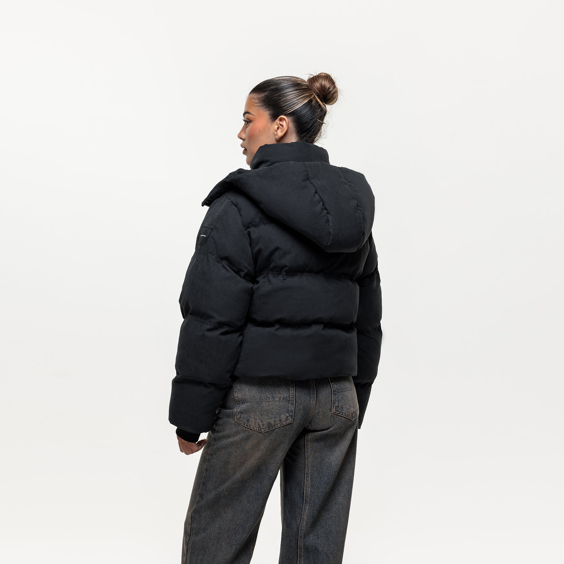 Adapt Black Puffer Coat