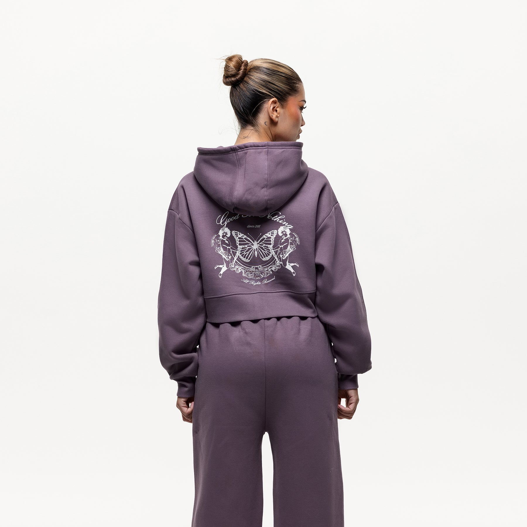 Renassaince Mauve Zip Hoodie (Final Sale)