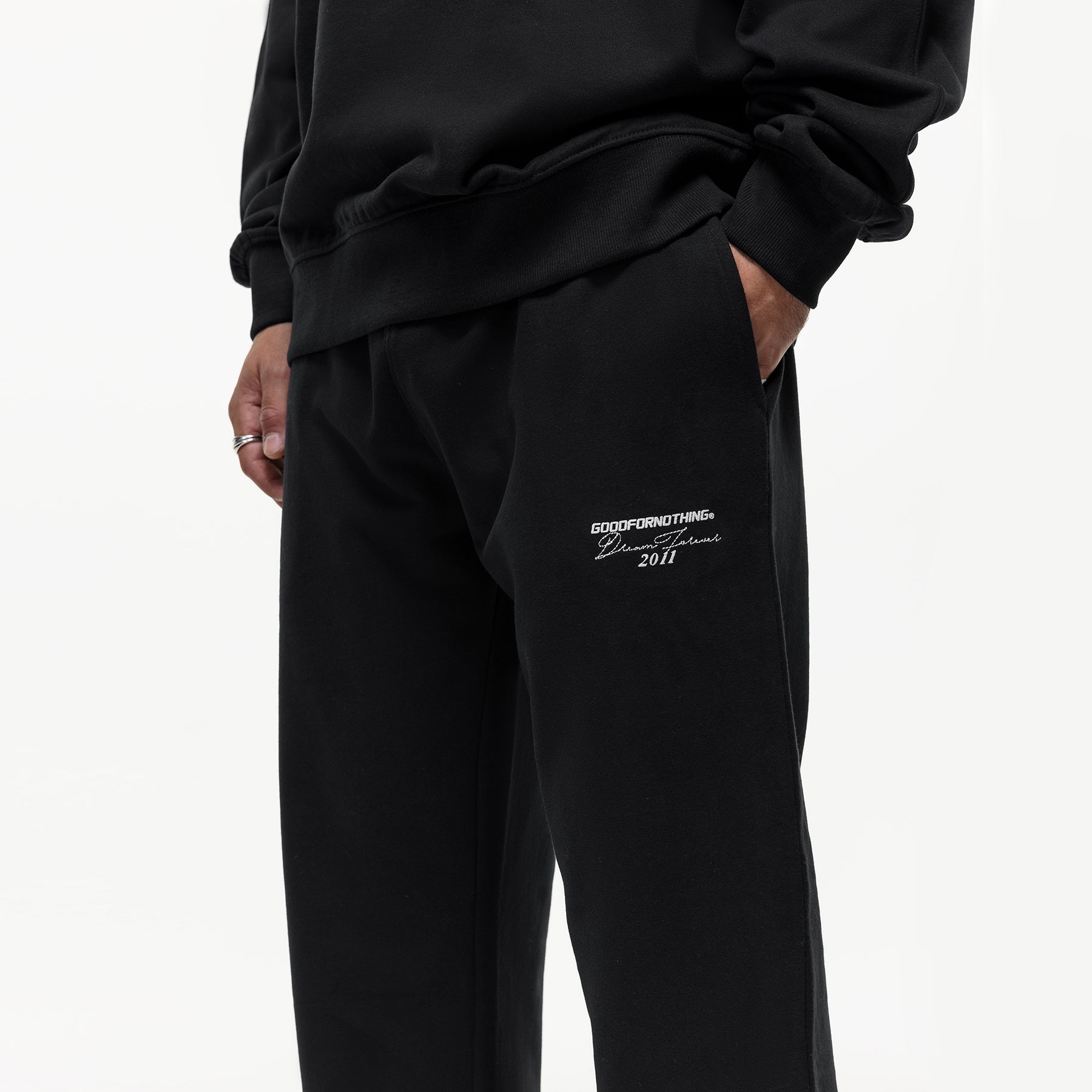 Dream Forever Black Sweatpant (Final Sale)