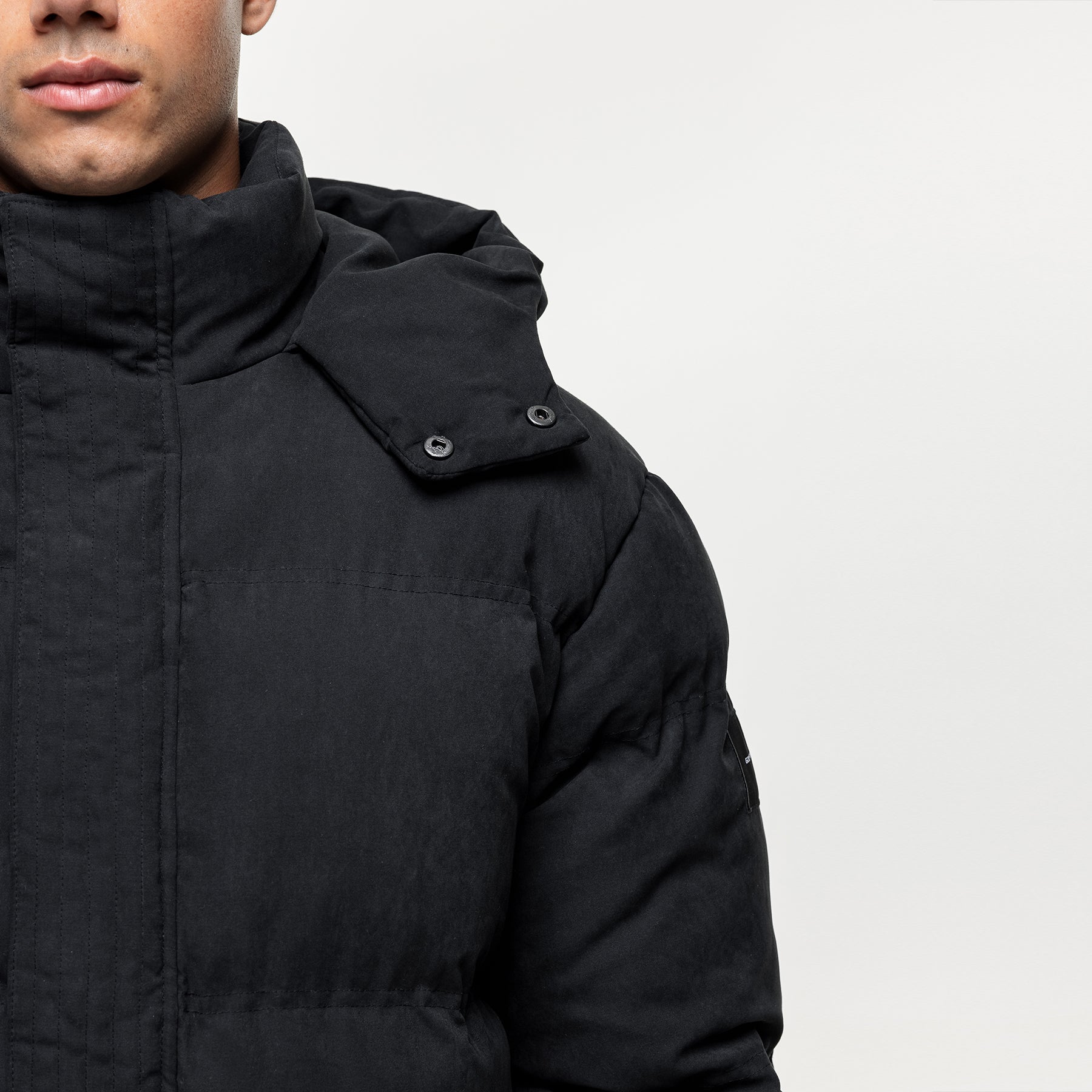 Adapt Black Puffer Coat