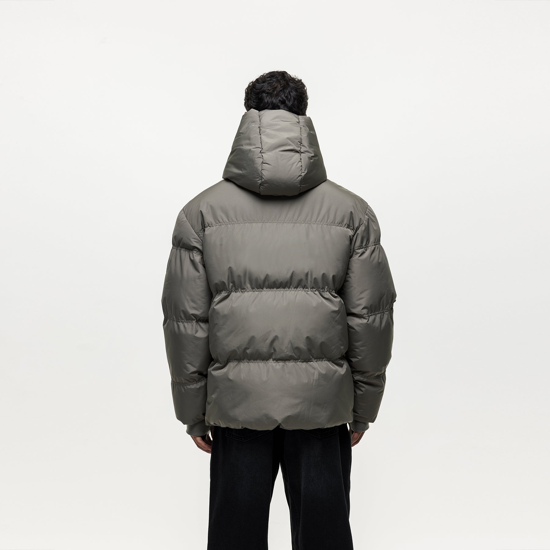 Arctic Olive Puffer Jacket