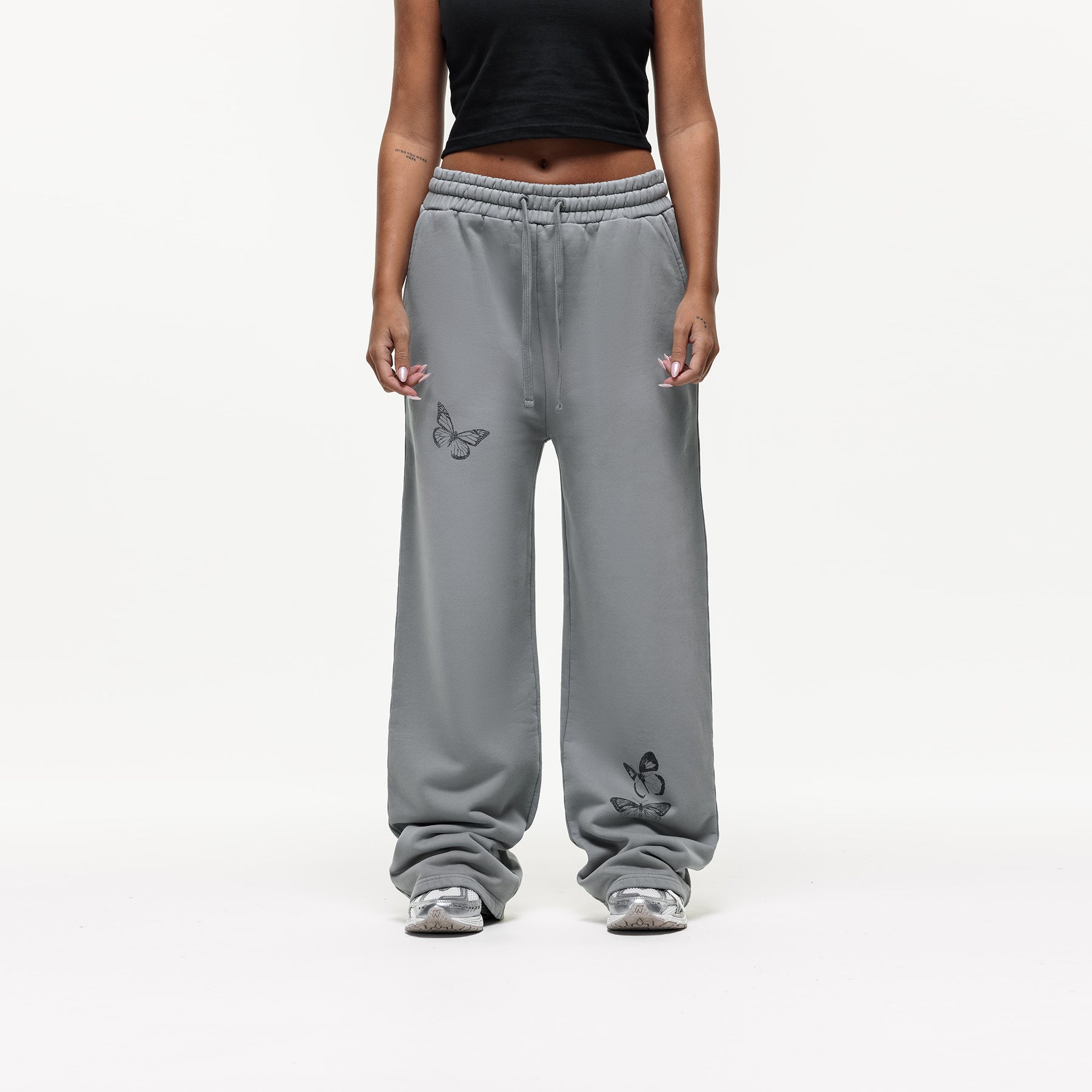 Butterfly Fade Grey Sweatpants (Final Sale)