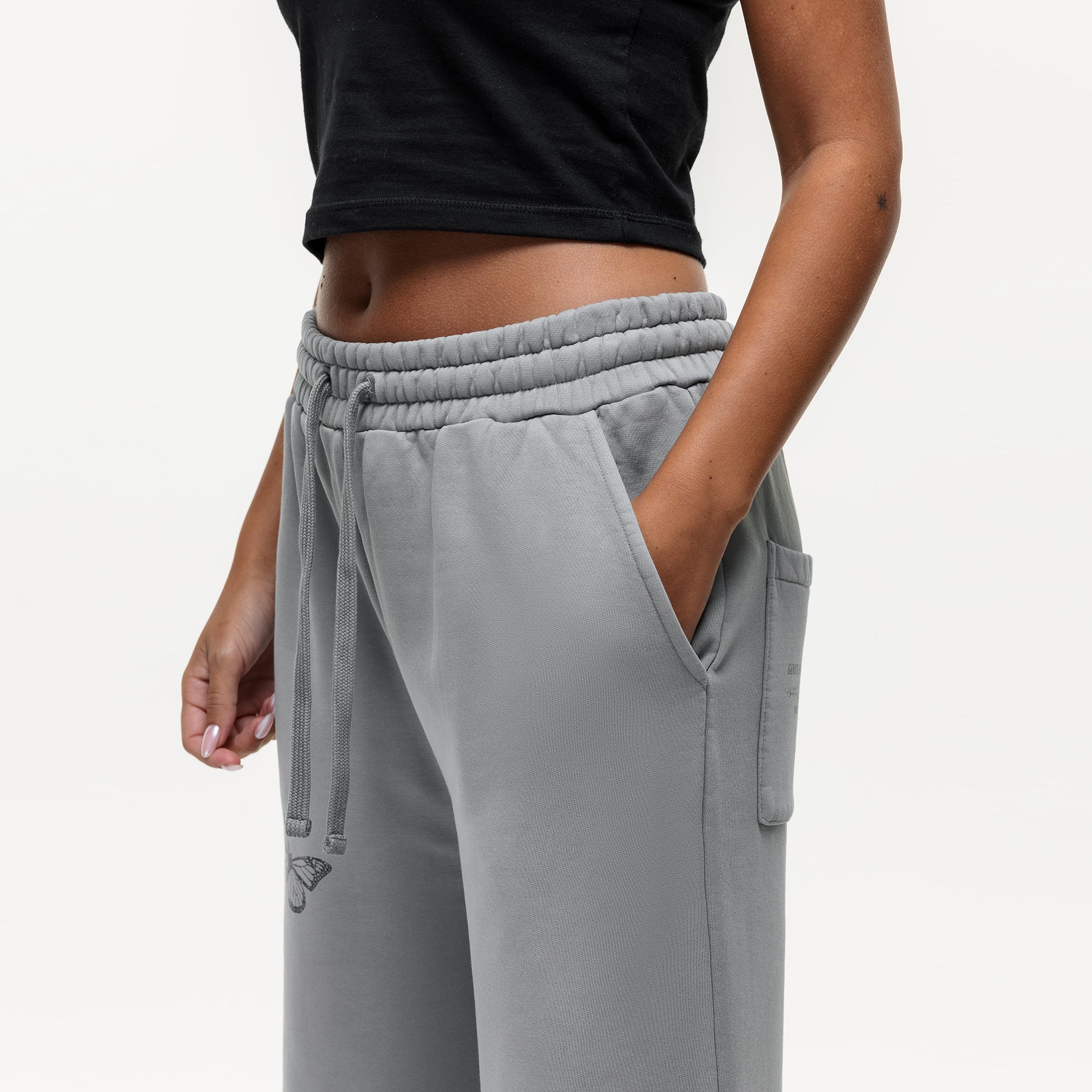 Butterfly Fade Grey Sweatpants (Final Sale)