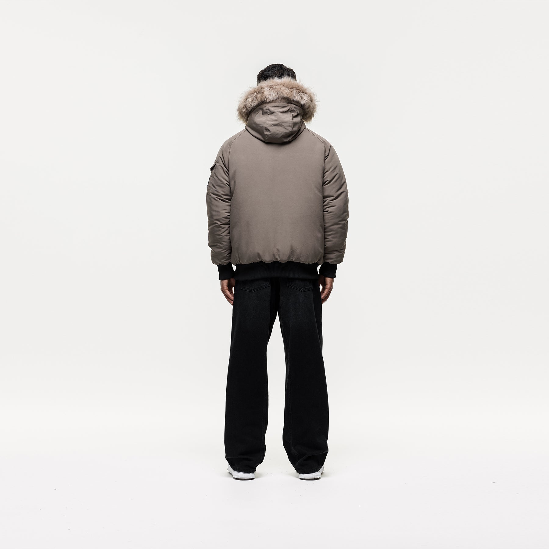 Fortitude Taupe Parka Bomber