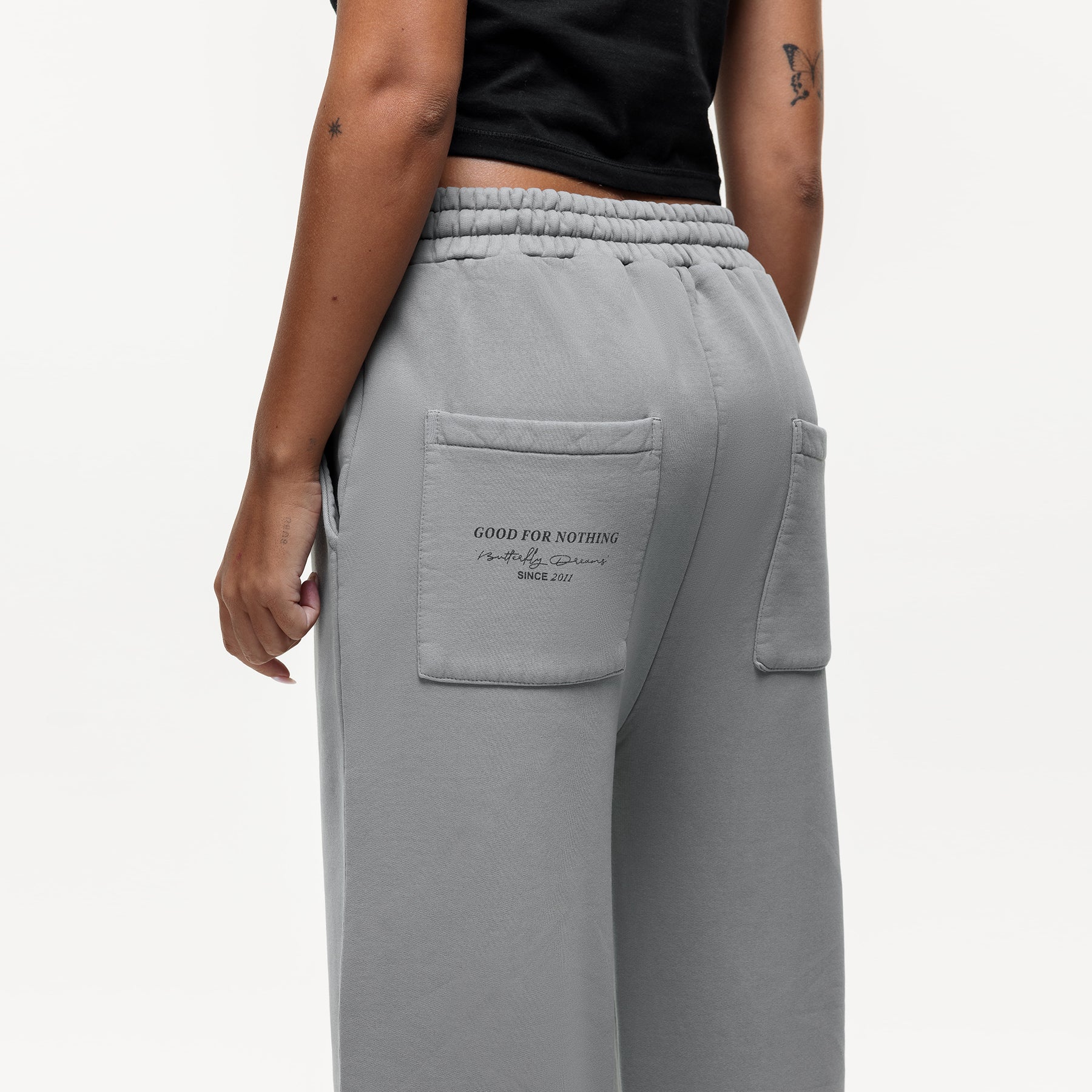 Butterfly Fade Grey Sweatpants (Final Sale)