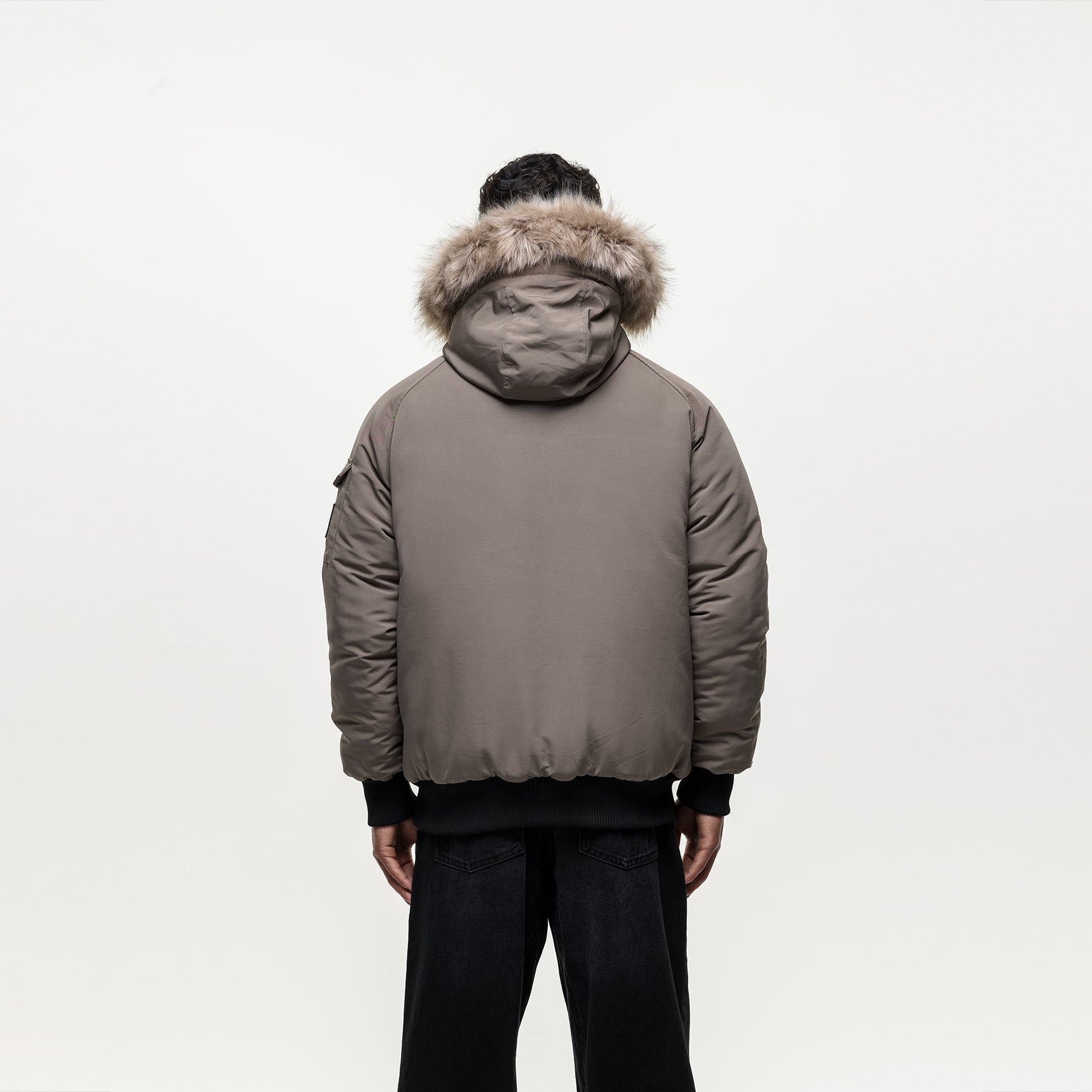 Fortitude Taupe Parka Bomber