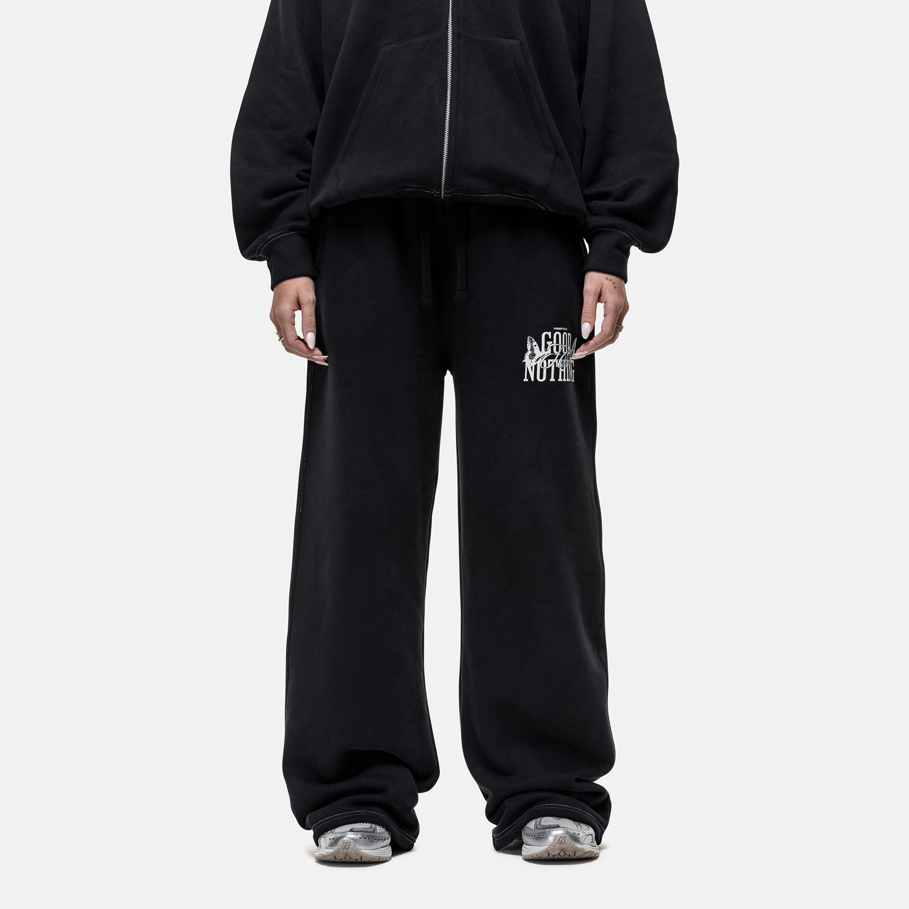 Dakota Butterfly Black Sweatpants