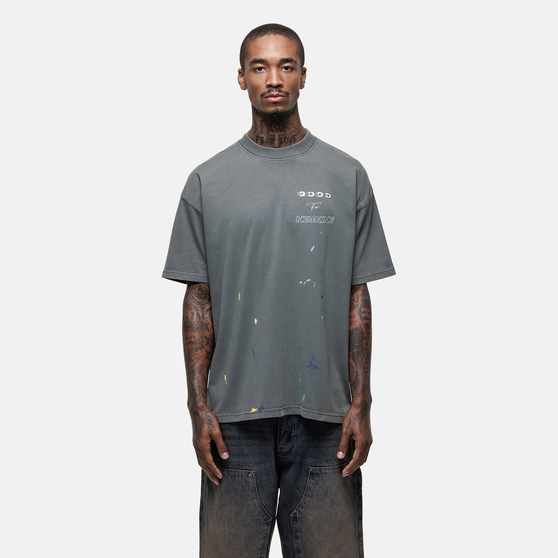 Nevada Washed Grey T-shirt