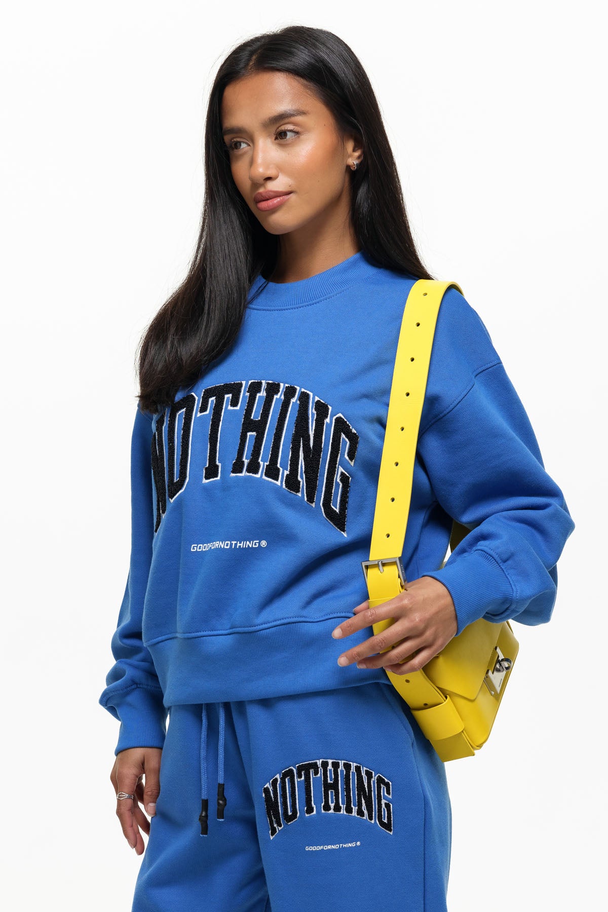 Good for nothing multi flag sweatshirt hotsell